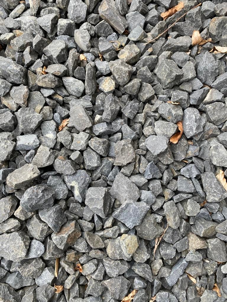 GRATIS kiezelstenen antraciet / grijs, Tuin en Terras, Grind, Keien en Split, Ophalen, Overige materialen, Gebruikt, Split