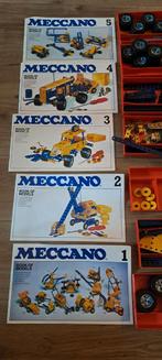 Grote Meccano set met boekjes 1 t/m 5 en veel onderdelen, Overige merken, Gebruikt, Auto, Groter dan 1:32