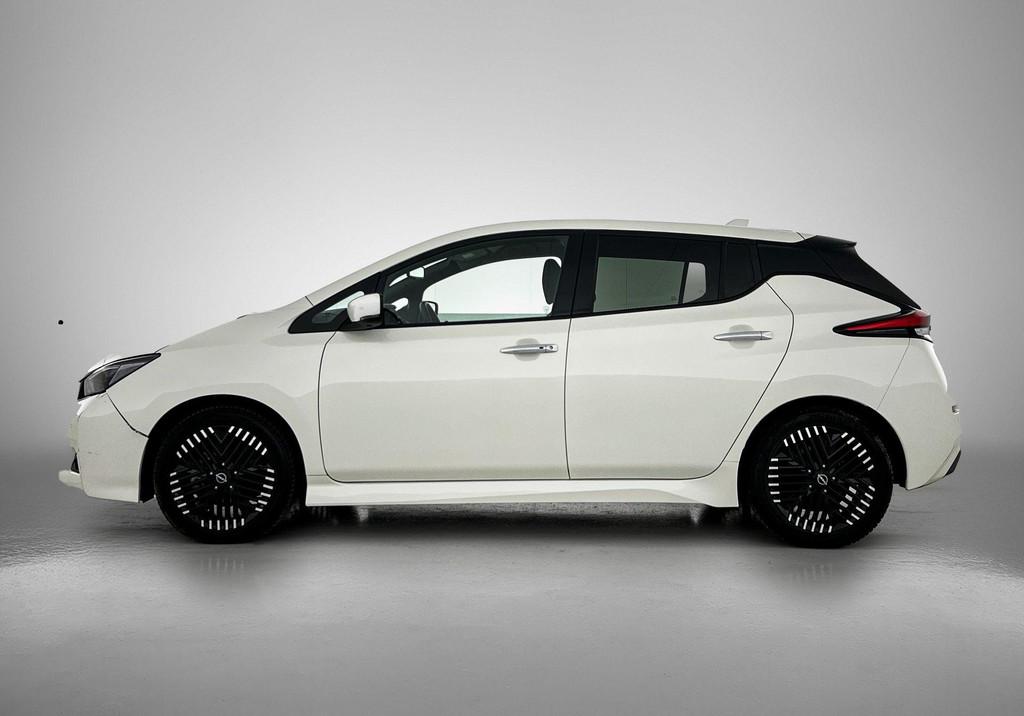 Nissan LEAF N-Connecta 40 kWh | navigatiesysteem full map |a, Auto's, Nissan, Stof, Gebruikt, 150 pk, Wit