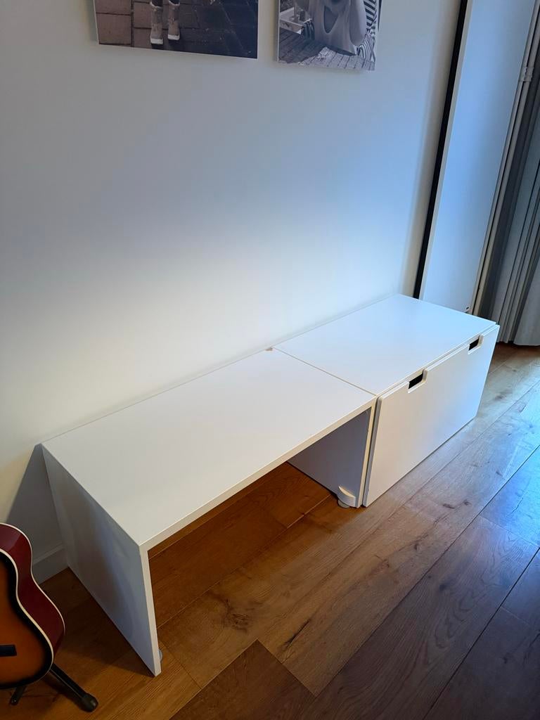 Ikea SMASTAD bureautje met opberglade, Ophalen, Gebruikt, Tafel(s)