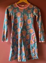 Prachtig en vrolijk jurkje blauw roze bloemen, Ophalen of Verzenden, Zo goed als nieuw, Meisje, Jurk of Rok