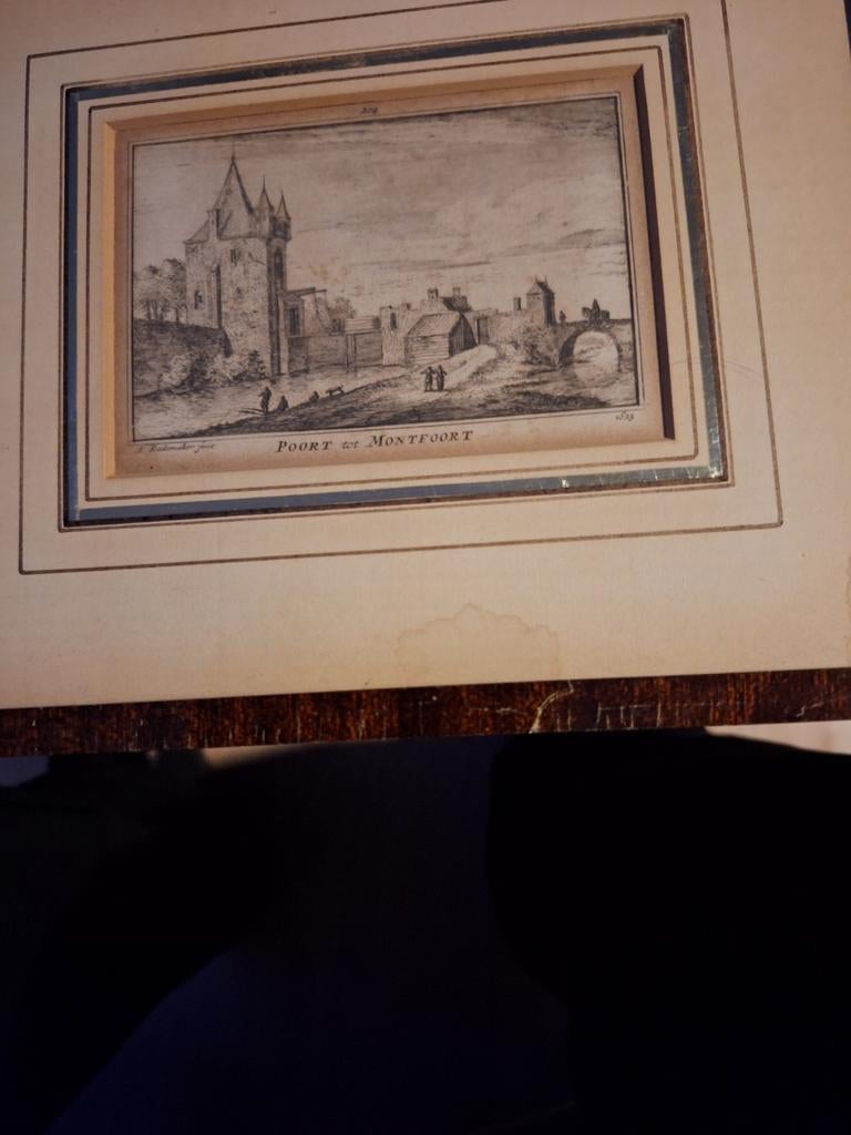 7 Etsen/ tekeningen 2 ingelijst, Antiek en Kunst, Kunst | Etsen en Gravures, Ophalen