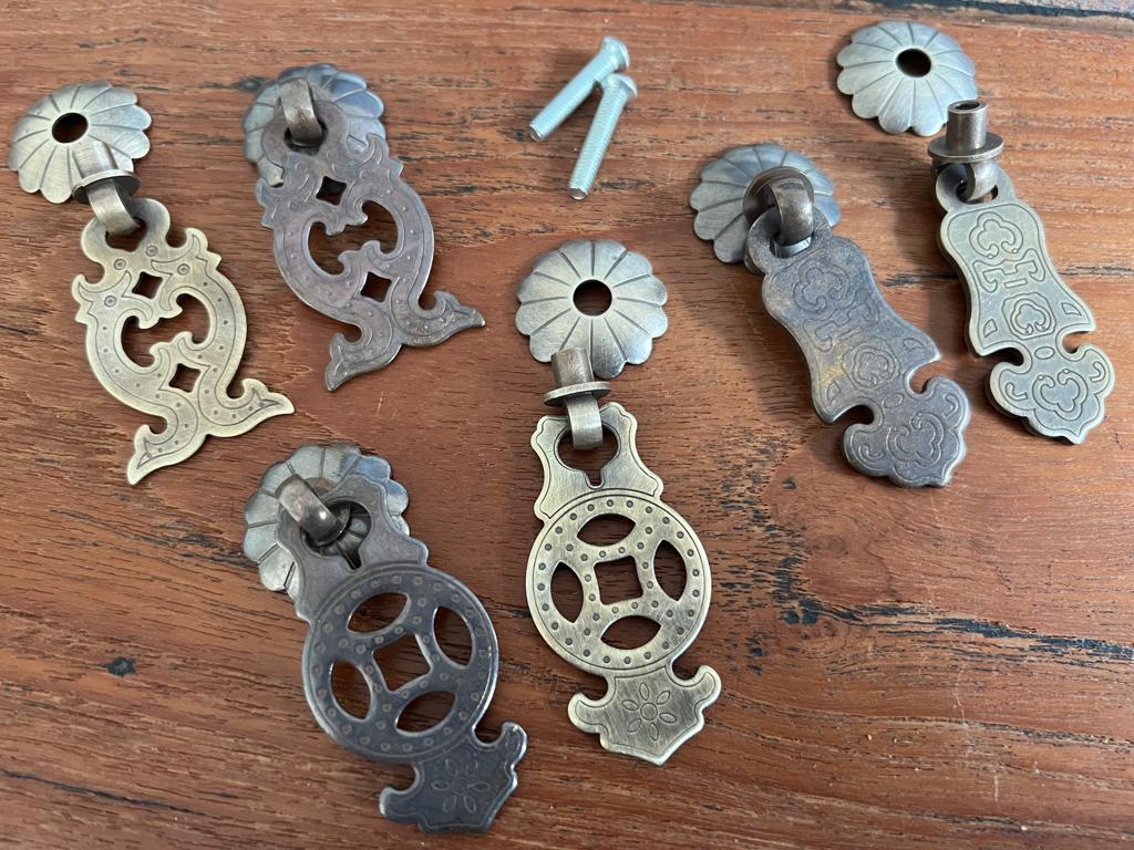 Chinese deurknop handgreep ladeknop voor chinees kast kist, Verburgt Vintage, Nieuw, Ophalen of Verzenden, https://verburgtvintage.nl/#contact