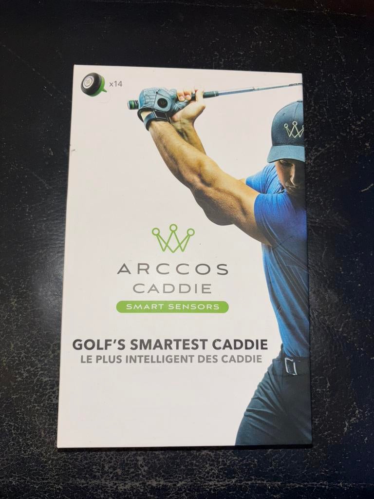 Arccos caddie smart sensors golf, Sport en Fitness, Golf, Ophalen of Verzenden, Zo goed als nieuw