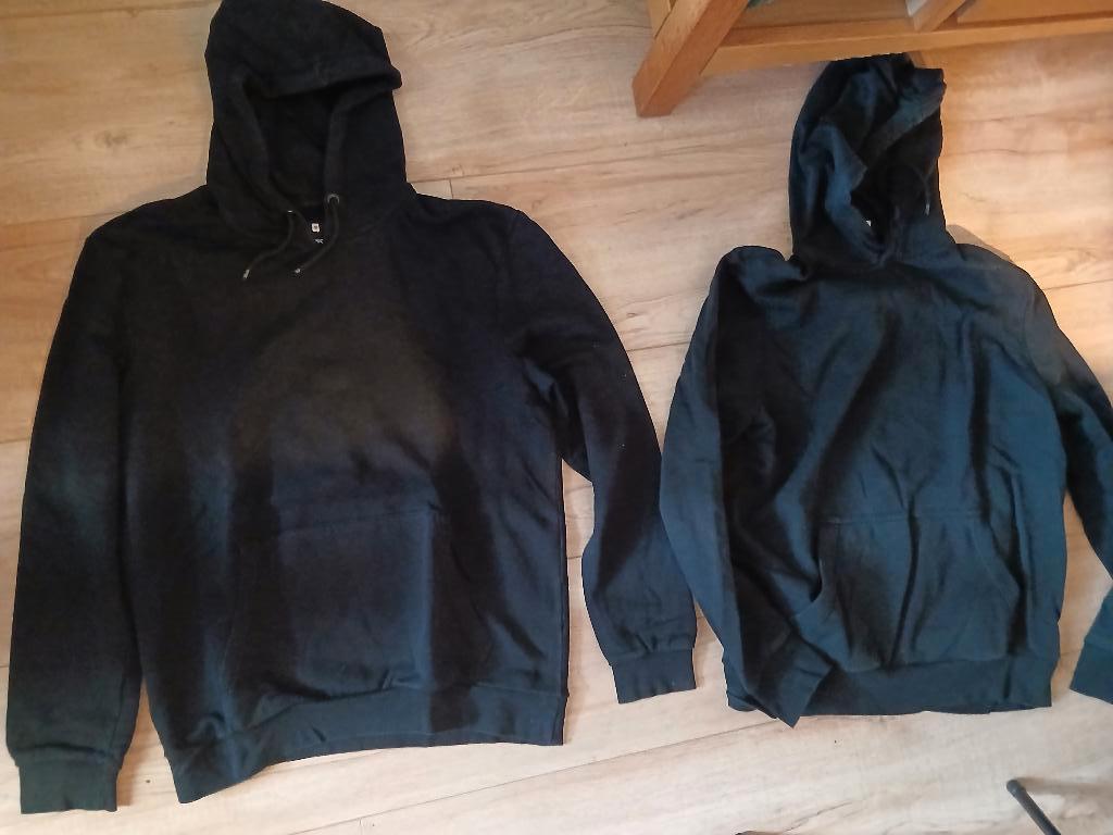 2x Zwarte hoodie maat M, Kleding | Heren, Truien en Vesten, Maat 48/50 (M), Zwart, Gedragen, C&A
