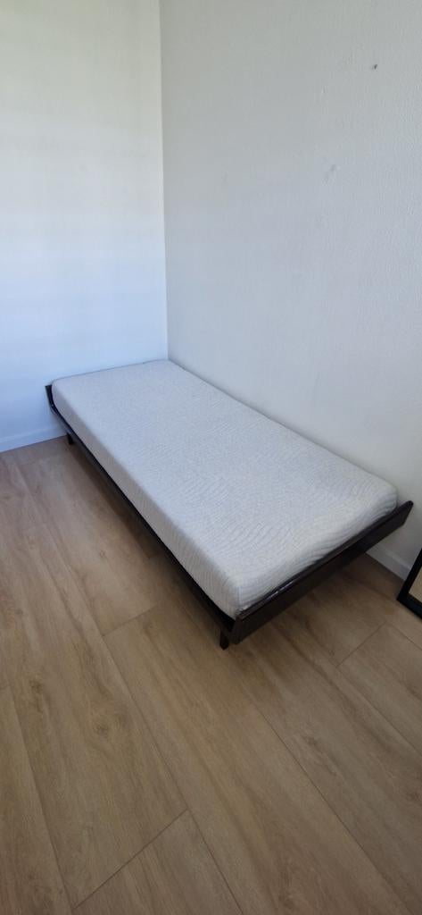 Auping eenpersoonsbed, Huis en Inrichting, Slaapkamer | Bedden, Gebruikt, 90 cm, Eenpersoons, Wit