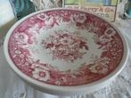 4 diepe borden P. Regout Balmoral rood, Antiek en Kunst, Ophalen of Verzenden