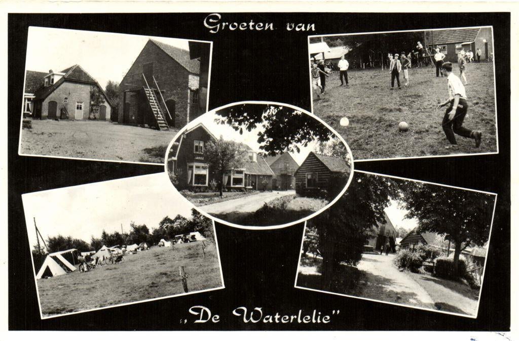 Groeten van De Waterlelie - Hulshorst - 5 afb - 1964 gelopen, Ophalen of Verzenden, Voor 1920, Gelopen, Noord-Brabant