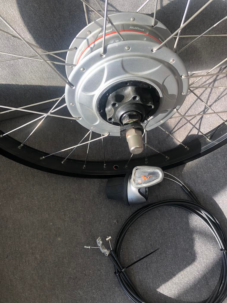 Ligfiets compleet wiel met nuvinci naaf, Ophalen of Verzenden, Zo goed als nieuw, Algemeen, Wiel