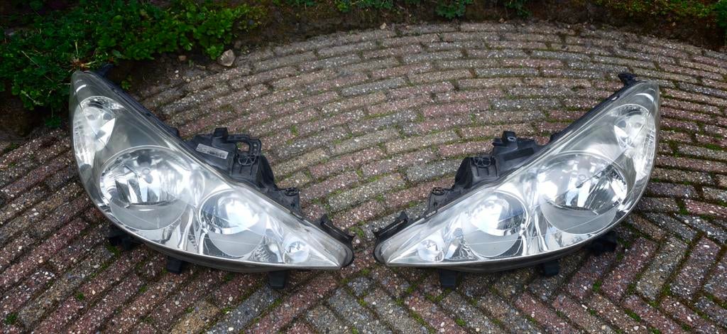 Koplampen Peugeot 207, Auto-onderdelen, Verlichting, Ophalen, Gebruikt, Peugeot