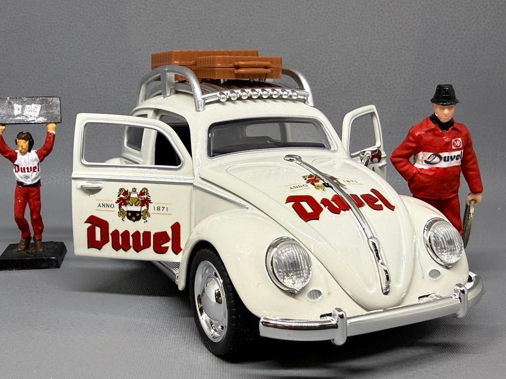 Duvel VW kever mooi in de verzameling, Hobby en Vrije tijd, Modelauto's | 1:18, Ophalen of Verzenden, Zo goed als nieuw