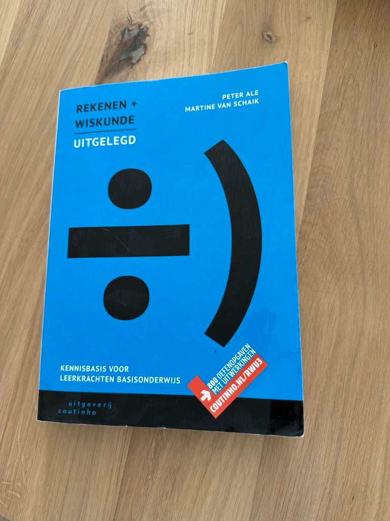 Rekenen + Wiskunde Uitgelegd - Kennisbasis PO, Boeken, Studieboeken en Cursussen, Ophalen of Verzenden, Beta, Zo goed als nieuw