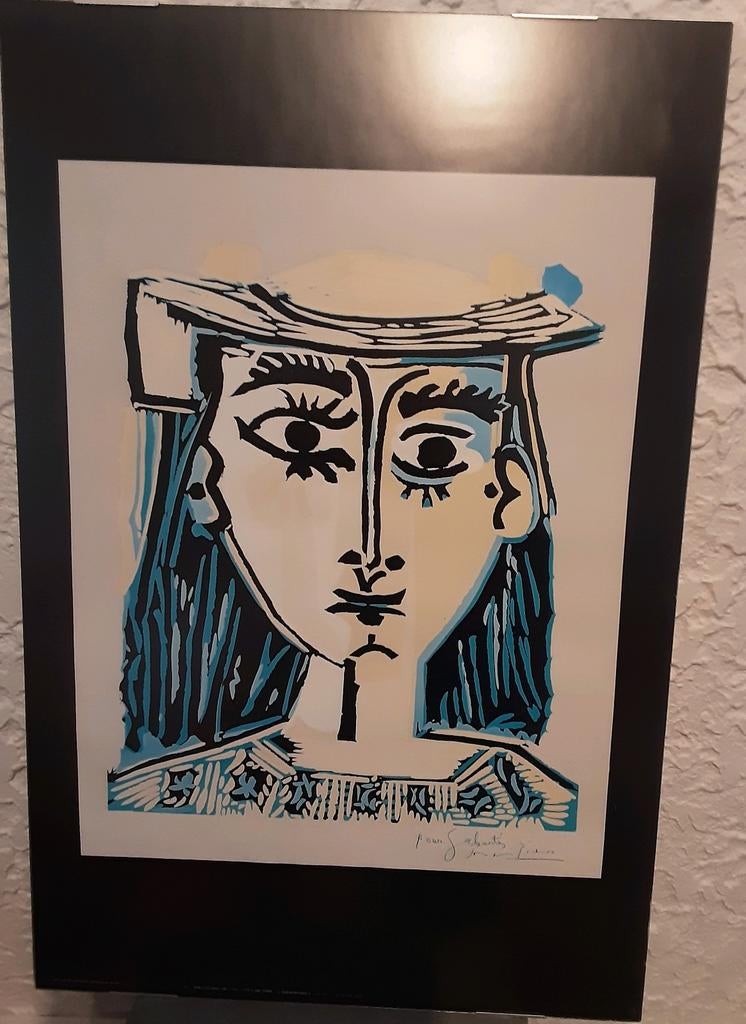Art Poster Verkerke - Pablo Picasso, ingelijst, Antiek en Kunst, Ophalen