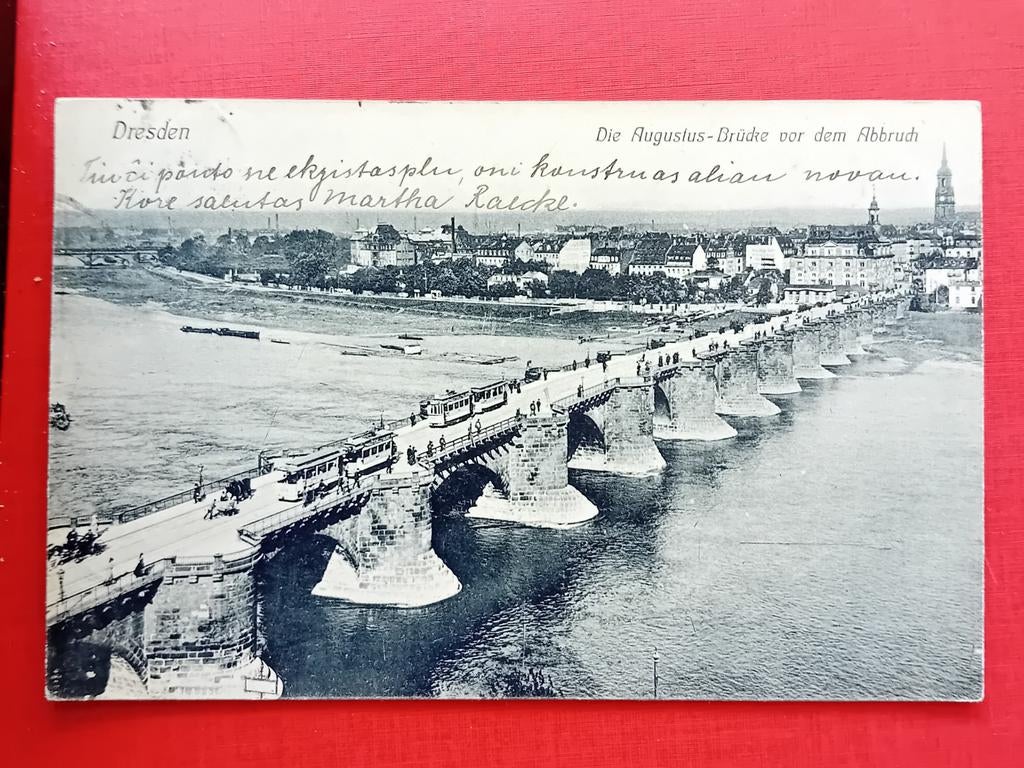 Ansichtkaart Dresden, Verzamelen, Ansichtkaarten | Buitenland, Ophalen of Verzenden, Voor 1920, Buiten Europa