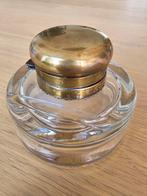 Prachtige & zeer zeldzame antieke ART DECO inktpot met koper, Ophalen of Verzenden