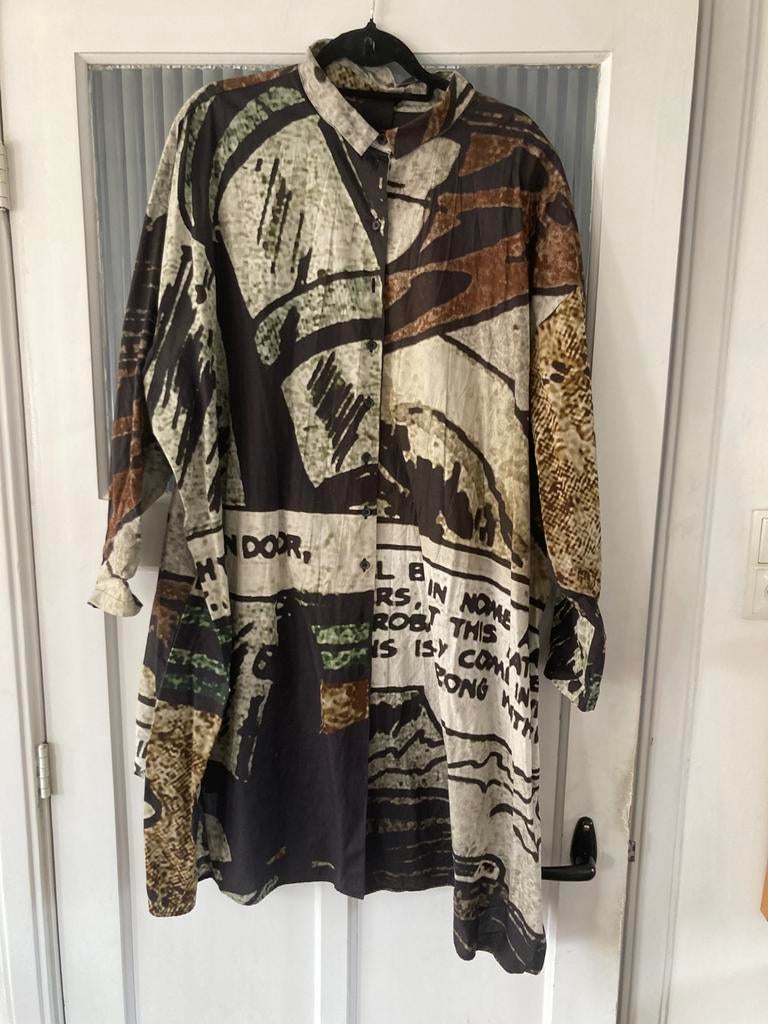 Rundholz bloes/tuniek mt Os, Kleding | Dames, Grote Maten, Ophalen of Verzenden, Zo goed als nieuw, Blouse of Tuniek