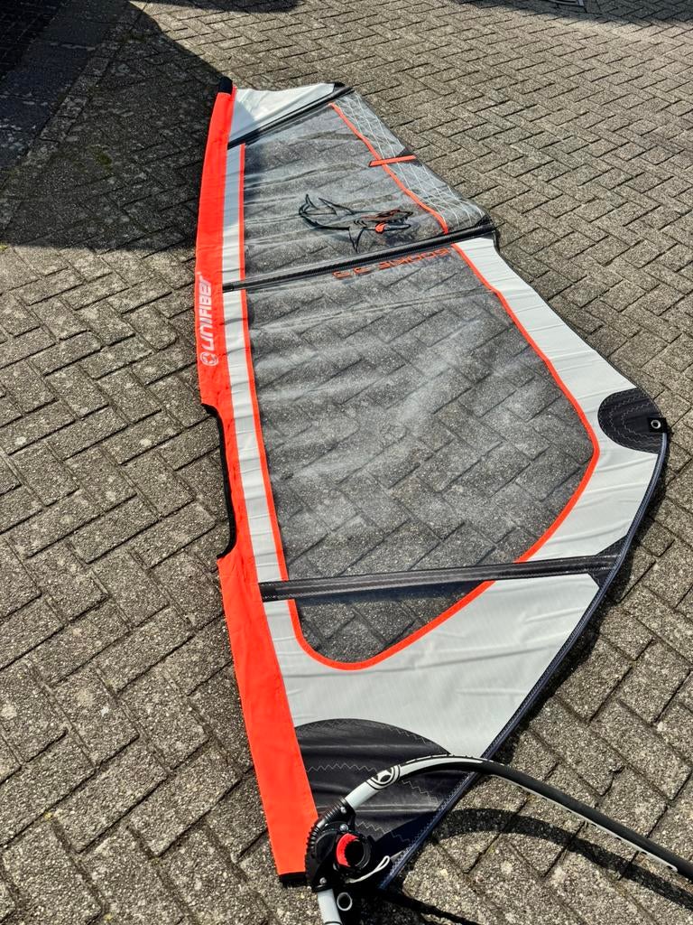 Unifber Rookie 3.2 complete set 1x gebruikt, Ophalen, Nieuw, Zeil, Minder dan 5 m²