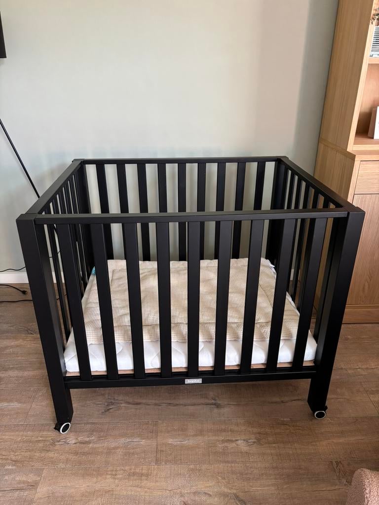 Bopita box zwart, Kinderen en Baby's, Boxen, Ophalen, Gebruikt, In hoogte verstelbaar