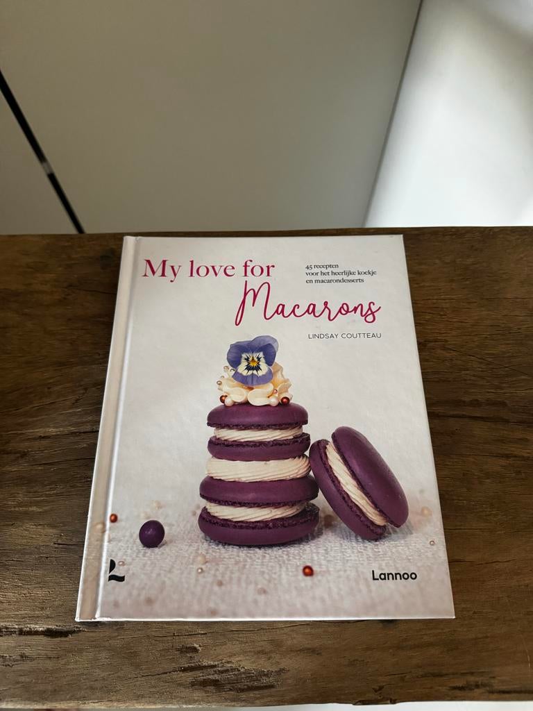 My Love for Macarons - Kookboek, Vegetarisch, Ophalen of Verzenden, Zo goed als nieuw, Taart, Gebak en Desserts