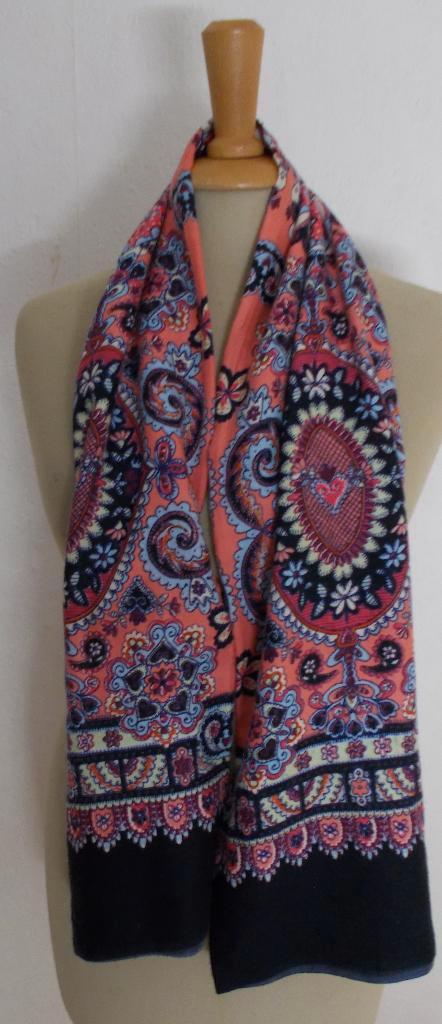 Paisley vrolijke kleurige sjaal van Oilily, Kleding | Dames, Mutsen, Sjaals en Handschoenen, Zo goed als nieuw, Sjaal, Maat 38/40 (M)