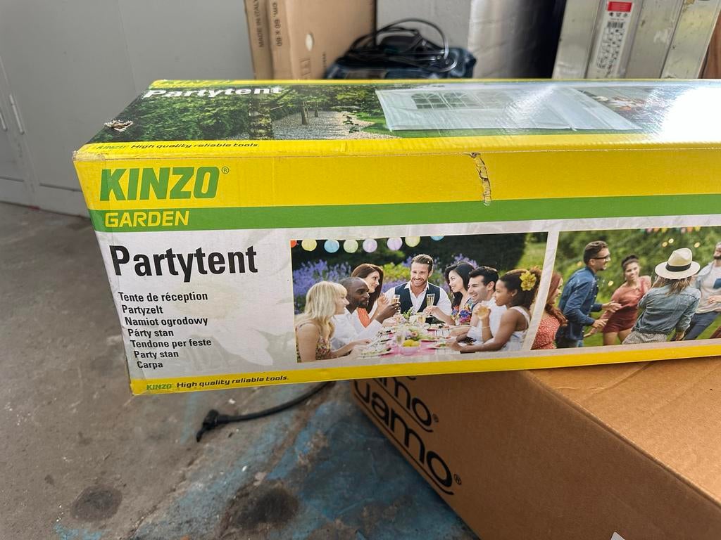 Nieuwe partytent 3 x 6 meter, Tuin en Terras, Ophalen, Partytent, Minder dan 4 meter, Nieuw