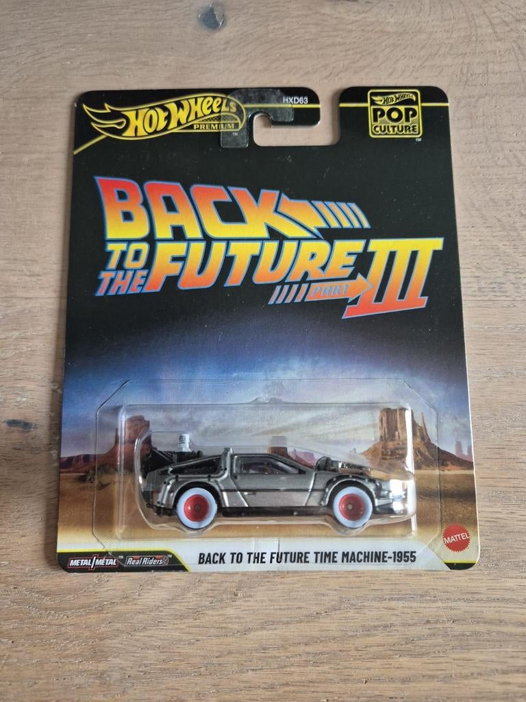 Hot Wheels Premium Pop Culture Back tt Future - Time Machine, Ophalen of Verzenden, Nieuw, Auto