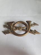 PTT Post & Telegrafie embleem messing, Ophalen of Verzenden, Gebruikt, Overige typen