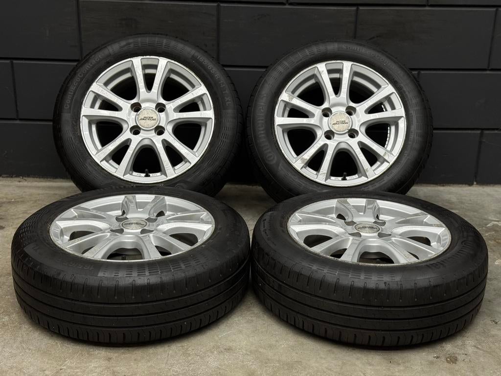 14 inch Inter Action - C1 108 Aygo 4x100 ET35 54.1 165/65/14, Auto-onderdelen, Banden en Velgen, Ophalen, 14 inch, ., Banden en Velgen