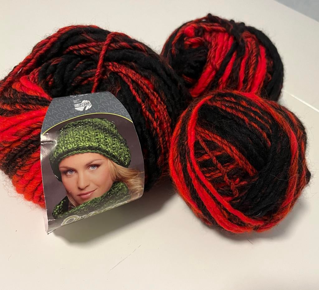 Lana Grossa Olimpia - 3 bollen wol/acryl, Verzenden, Nieuw, Breien of Haken, Wol of Garen