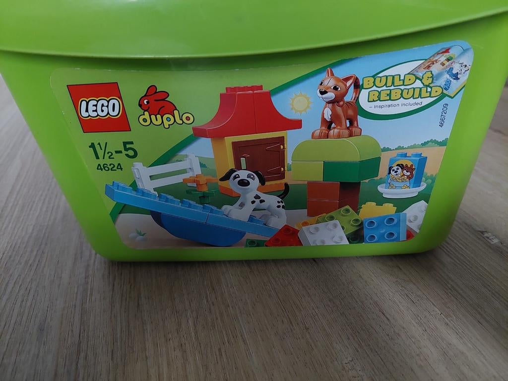 Lego Duplo 4624 Puppy Pals, Ophalen of Verzenden, Zo goed als nieuw, Complete set, Duplo