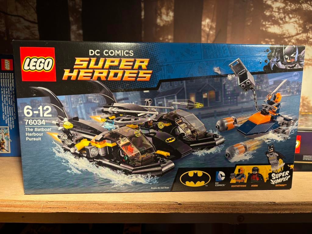 Lego batman 76034 the batboat harbour pursuit gesealed, Ophalen of Verzenden, Nieuw, Complete set, Lego