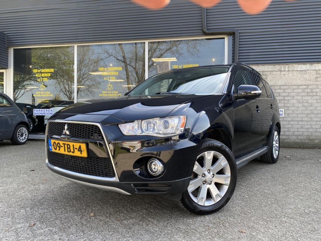 Mitsubishi Outlander 2.2 DI-D Edition Two (bj 2012), Auto's, Mitsubishi, Automaat, Euro 5, 7 stoelen, Zwart