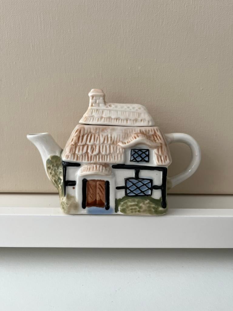 Theepot engels huisje, Ophalen of Verzenden