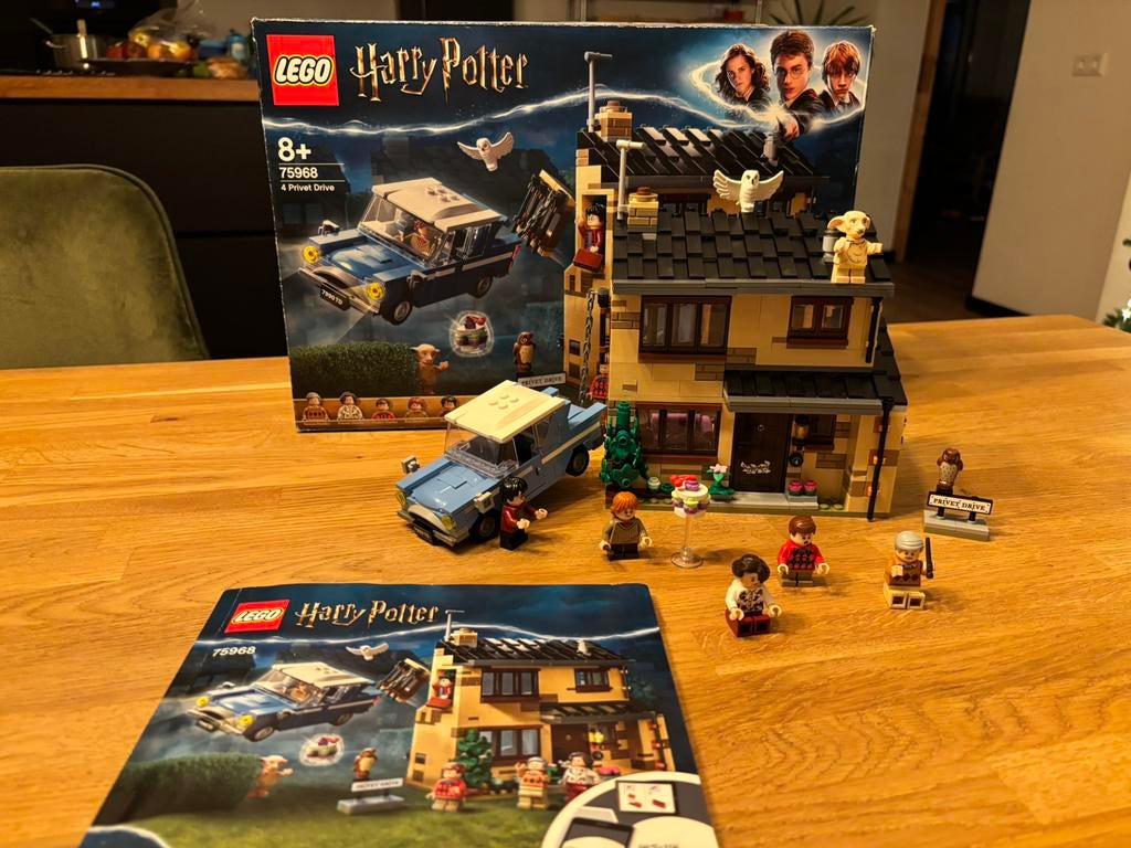 Harry Potter Lego 75968 4 Privet Drive, Lego, Harry Potter, Ophalen of Verzenden, Zo goed als nieuw