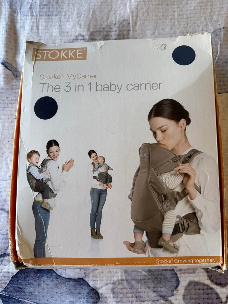 Stokke 3-in-1 draagzak, Kinderen en Baby's, Babydragers en Draagdoeken, Overige merken, Buik of Rug, Ophalen of Verzenden, Zo goed als nieuw