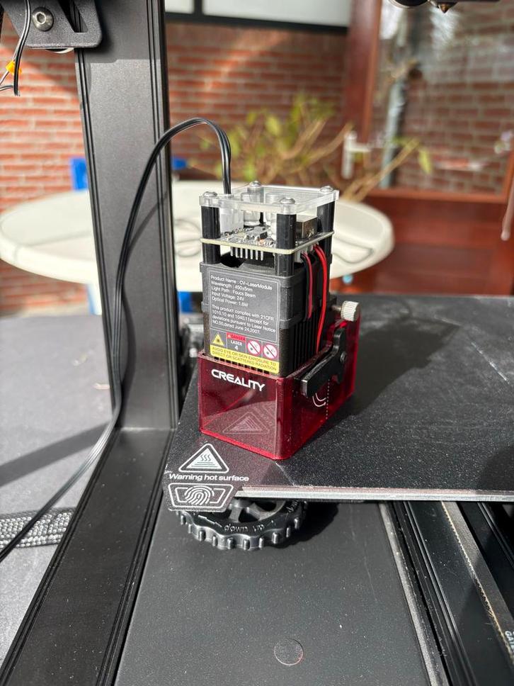 Creality Ender S1 met laser graveerder, Computers en Software, 3D Printers, Gebruikt, Ophalen of Verzenden