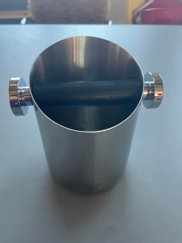 Motta Koffie Uitklopbak - RVS, Ophalen of Verzenden, Gebruikt