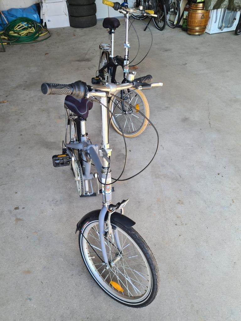 Te koop 2 als nieuwe vouwfietsen, Fietsen en Brommers, Fietsen | Vouwfietsen, Ophalen of Verzenden, Zo goed als nieuw