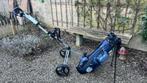 Golftas met trolley, Sport en Fitness, Golf, Ophalen, Zo goed als nieuw, Tas