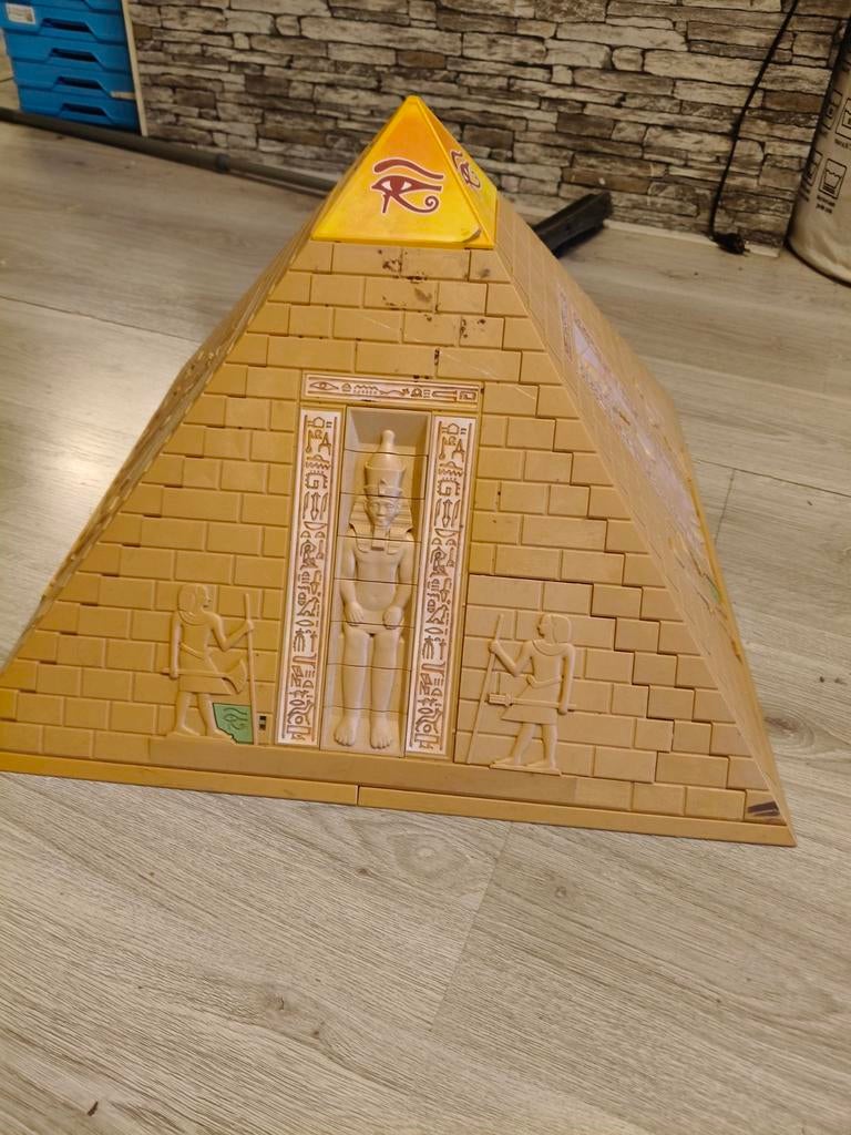 Grote Playmobil collectie: piramide, dierentuin, burcht, Ophalen, Gebruikt, Complete set