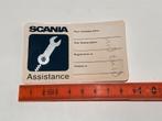 Scania Assistance kaartje, Ophalen of Verzenden, Gebruikt, Auto's