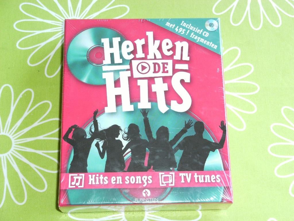 Nieuw in seal: Herken de hits (met CD met 495 fragmenten), Vijf spelers of meer, Ophalen of Verzenden, Nieuw