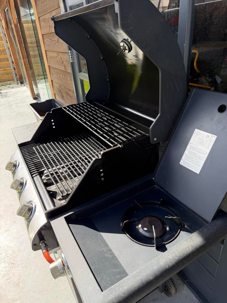 Barbeque met zijbrander, Ophalen, Gebruikt