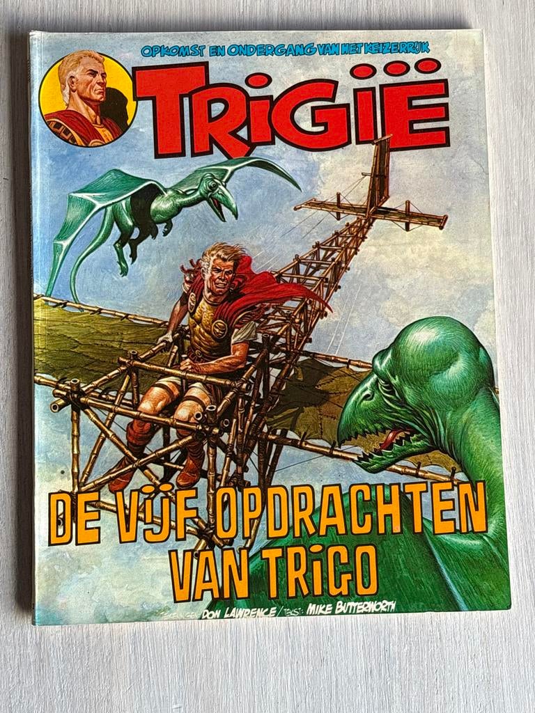 Trigie: De Vijf Opdrachten van Trigo - Don Lawrence, Eén stripboek, Ophalen of Verzenden, Zo goed als nieuw