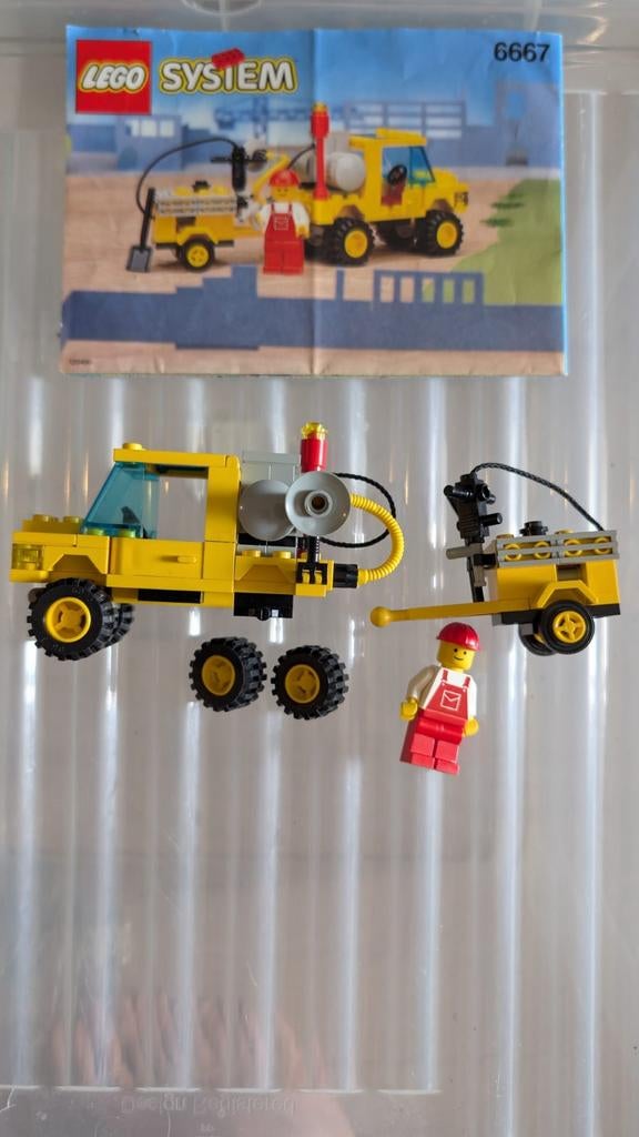 LEGO System 6667 Pothole Patcher,, Ophalen