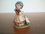 Meisje met eenden bisque beeldje letterbak, Ophalen of Verzenden, Zo goed als nieuw, Mens