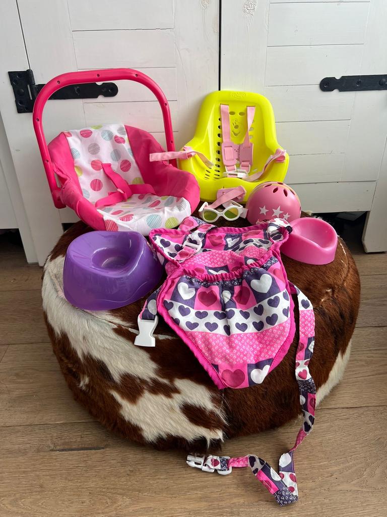 Poppenspeelgoed accessoires voor Baby Born, Ophalen of Verzenden, Gebruikt, Meisje