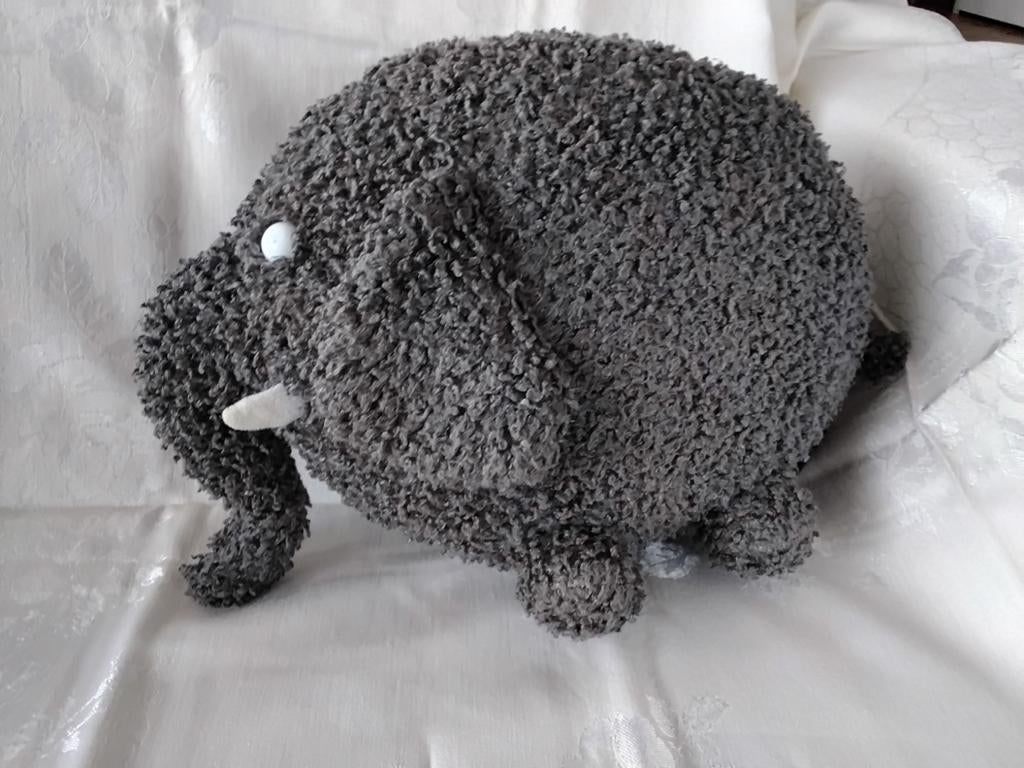 Olifant OLLI  Feyenoord knuffel, Ophalen of Verzenden, Zo goed als nieuw, Grijs, Olifant