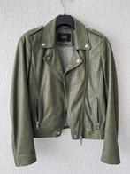 SET pauw leer jacket green leather, Maat 38/40 (M), Verzenden, Zo goed als nieuw, Groen