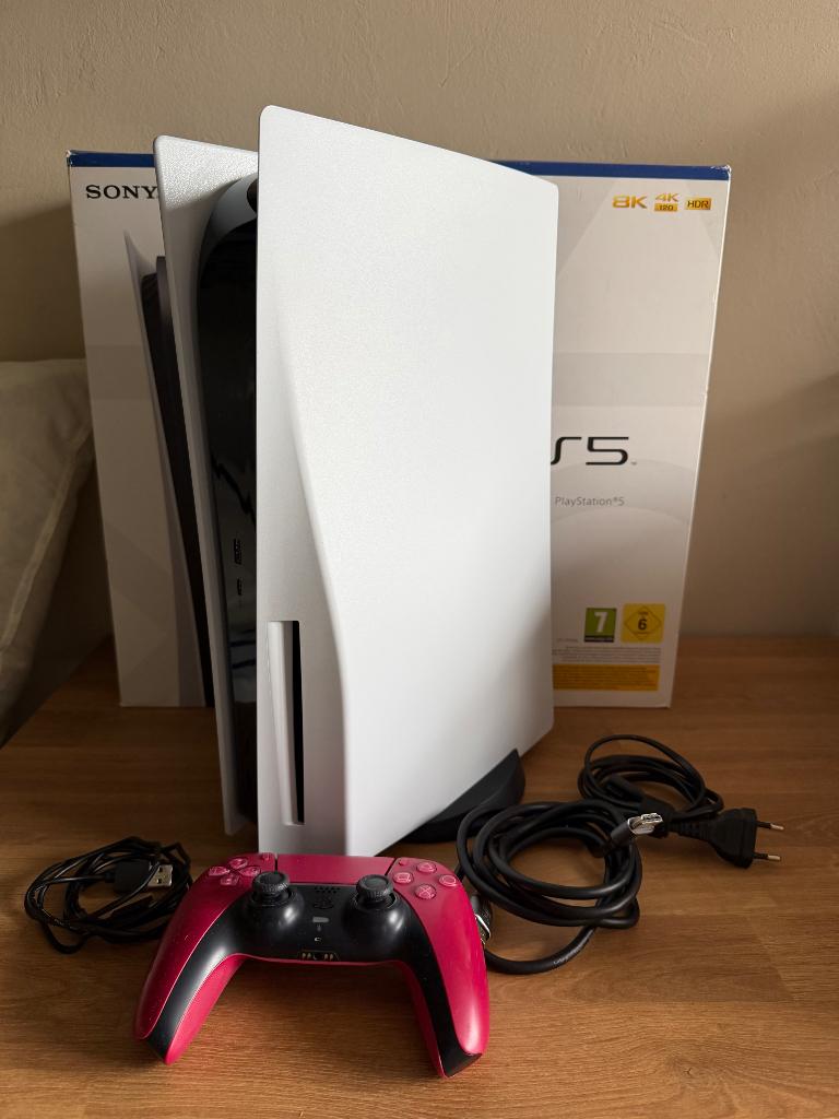 Ps5 disc versie, Spelcomputers en Games, Spelcomputers | Sony PlayStation 5, Ophalen, Zo goed als nieuw, Playstation 5